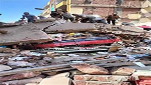 جثتان ومصاب.. انتشال 3 ضحايا من تحت أنقاض المنزل المنهار في الدقهلية