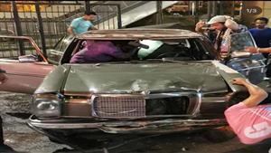 "شخص سرق شنطتي ومحفظتي وتليفوني".. فنان يتعرض لحادث سيارة