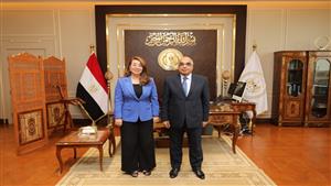 صور| وزير العدل يستقبل المدير التنفيذي لمكتب الأمم المتحدة المعني بالمخدرات والجريمة 