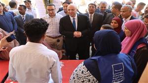 محافظ بني سويف يتفقد أنشطة مبادرة "أنت الحياة" بقرية بني عدي