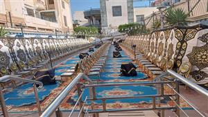 بالصور.. استعدادات نادي طنطا لعزاء الراحلة شذى نجم 