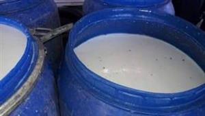 ضبط طن لبن "فرز" غير صالح للاستهلاك في بني سويف