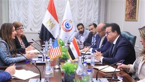 وزير الصحة يلتقي السفيرة الأمريكية لبحث التعاون في مجال التنمية البشرية