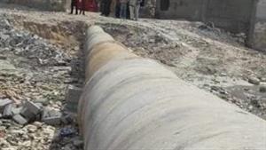 كسر خط صرف صحي في الإسكندرية.. والشركة: لا تأثير على حركة المرور