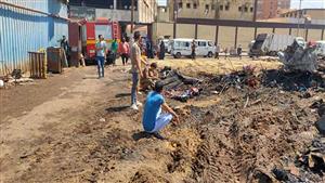 متضرر من حريق معرض الملابس ببنها: "الواقعة بفعل فاعل وعاوزين تحقيق يعرفنا اللى خراب بيوتنا" (صور)