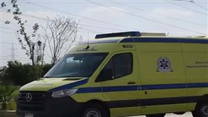 إصابة 8 عمال سقطوا من سقالة أمام قسم حدائق أكتوبر