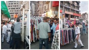 حملة مكبرة لرفع الإشغالات والباعة الجائلين بمصر الجديدة