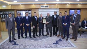 المستشار أحمد عبود يستقبل أعضاء نادي قضاة مجلس الدولة بالشرقية