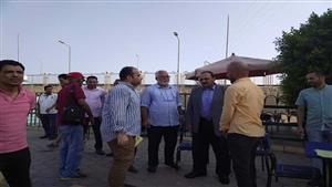 نائب رئيس جامعة بنها يتفقد اختبارات القدرات بكلية التربية الرياضية 