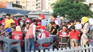 ساعة لغزة.. الهلال الأحمر المصري بالمنوفية ينظم فعالية إنسانية بشبين الكوم