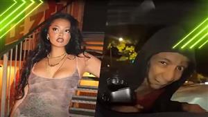 مغنية فرنسية توثق مشهد مرعب أثناء قيادة سيارتها في الليل (فيديو)