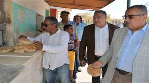 بالصور.. محافظ جنوب سيناء يتابع منظومة الخبز المدعم بمدينة الطور
