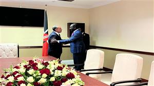 وزير الخارجية يلتقي الرئيس الكيني في كيجالي وينقل رسالة شفهية من السيسي