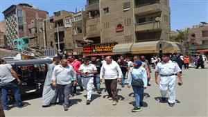 الجيزة: إزالة تعديات وإشغالات المحال التجارية والباعة الجائلين بفيصل -(صور)