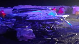 5 مصابين في حادث سير أعلى كوبري بالحوامدية