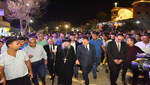 محافظ أسيوط يفتتح أعمال التطوير ببوابة دير السيدة العذراء بدرنكة - فيديو وصور