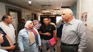 محافظ أسوان يطالب بسرعة إنهاء تطوير مستشفى حميات إدفو