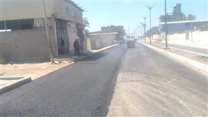 بدء أعمال رصف شارع المصيف بإدكو بتكلفة 11 مليون جنيه 