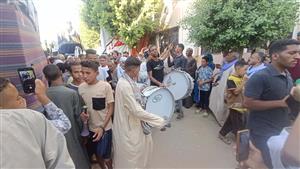 أهالي "زاوية سلطان" يحتفلون بمولد سيدي عبدالفتاح في المنيا (فيديو وصور)