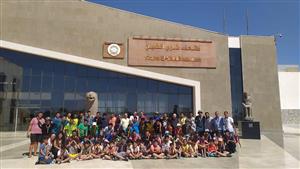 متحف شرم الشيخ يستقبل فوجًا من العاملين بالفنادق السياحية فريق كشافة "وادي النيل"