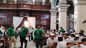 "أهل مصر".. أطفال المحافظات الحدودية في ضيافة كنيسة سانت أوجيني ببورسعيد (صور)