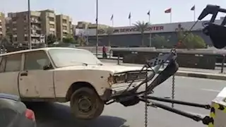 رفع 36 مركبة متروكة ومتهالكة في شوارع القاهرة والجيزة