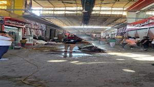 بعد مول الجمالية.. حريق داخل سوق غزة بالزاوية الحمراء