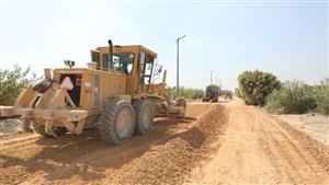  محافظ المنوفية يتفقد رصف طريق الرياح الناصري- كفر داوود -صور