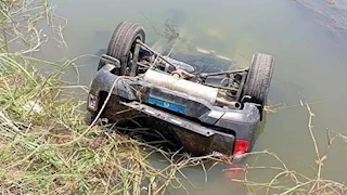 مصرع طفل وإصابة شاب في انقلاب سيارة بترعة سعود بالشرقية