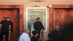 أحمد العوضي يؤدي واجب العزاء في وفاة المنتجين الاربعة