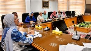 بحث احتياجات تشغيل الأقسام الداخلية بمستشفى جامعة بورسعيد 