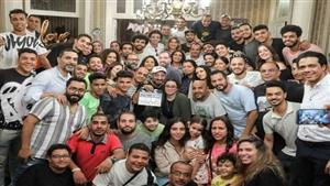 إسعاد يونس توجه رسالة لـ تامر فتحي بعد انتهاء تصوير"تيتا زوزو"  