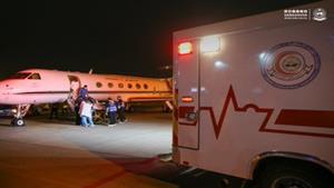 لحظة نقل فهد المولد من دبي إلى الرياض في طائرة خاصة (صور وفيديو)