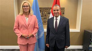 وزير الخارجية يلتقي كبيرة منسقي الأمم المتحدة للشئون الإنسانية وإعادة الإعمار بغزة 