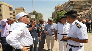 فصل الغاز والكهرباء والمياه عن عقار أرض الجولف المنهار 