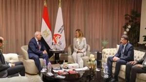 المدير التنفيذى للأكاديمية الوطنية للتدريب تستقبل رئيس مجلس إدارة هيئة تنمية الصعيد