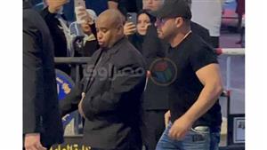 بالصور.. أحمد السقا وهاني رمزي في عزاء والد المنتجين طارق وأحمد الجنايني