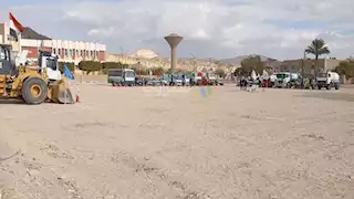 درجة الحرارة تحت الصفر.. أجواء شديدة البرودة بسانت كاترين مع بداية العام الجديد 