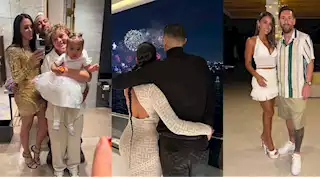 رونالدو مع جورجينا.. كيف احتفل نجوم كرة القدم بالعام الجديد 2025؟