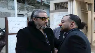 محمد أبو داوود وكريم الحسيني.. مراد فكري يستقبل المعزين في وفاة والده فكري صادق