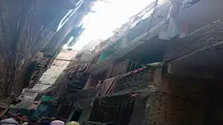 جثة متفحمة ومصاب بحروق في حريق شقة المنشية