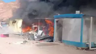 إصابة 19 في حريق بكرفانات عمال بجنوب سيناء