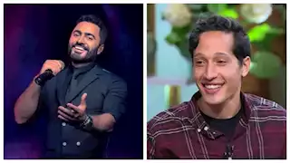 "مبدع ابن مبدع".. تامر حسني يشيد بنجل علي الحجار: لازم نشتغل مع بعض