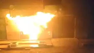 حريق يلتهم محل أدوات كهربائية في السويس