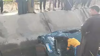 مصرع شخص وإصابة اثنين آخرين في حادث انقلاب سيارة ملاكي بأسيوط