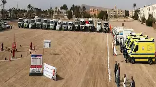 محافظ جنوب سيناء يتابع جاهزية المعدات واستعدادها لمجابهة السيول والطوارئ - صور