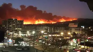  حرائق لوس أنجلوس تقترب من منزل نائبة الرئيس الأمريكي كامالا هاريس