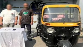 ضبط مرتكبي سرقة "توك توك" في الزاوية