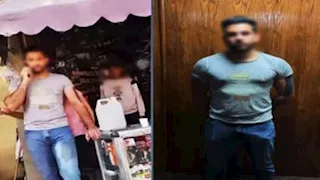 ضبط صاحب محل يبيع السجائر للطلاب أمام مدرسة بالشرابية