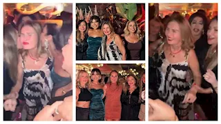 بالفيديو.. رقص ليلى علوي مع يسرا في عيد ميلاد ريهام حجاج.. وتامر حسني يعلق 